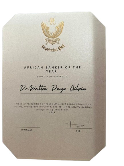 Africa Banker of The Year